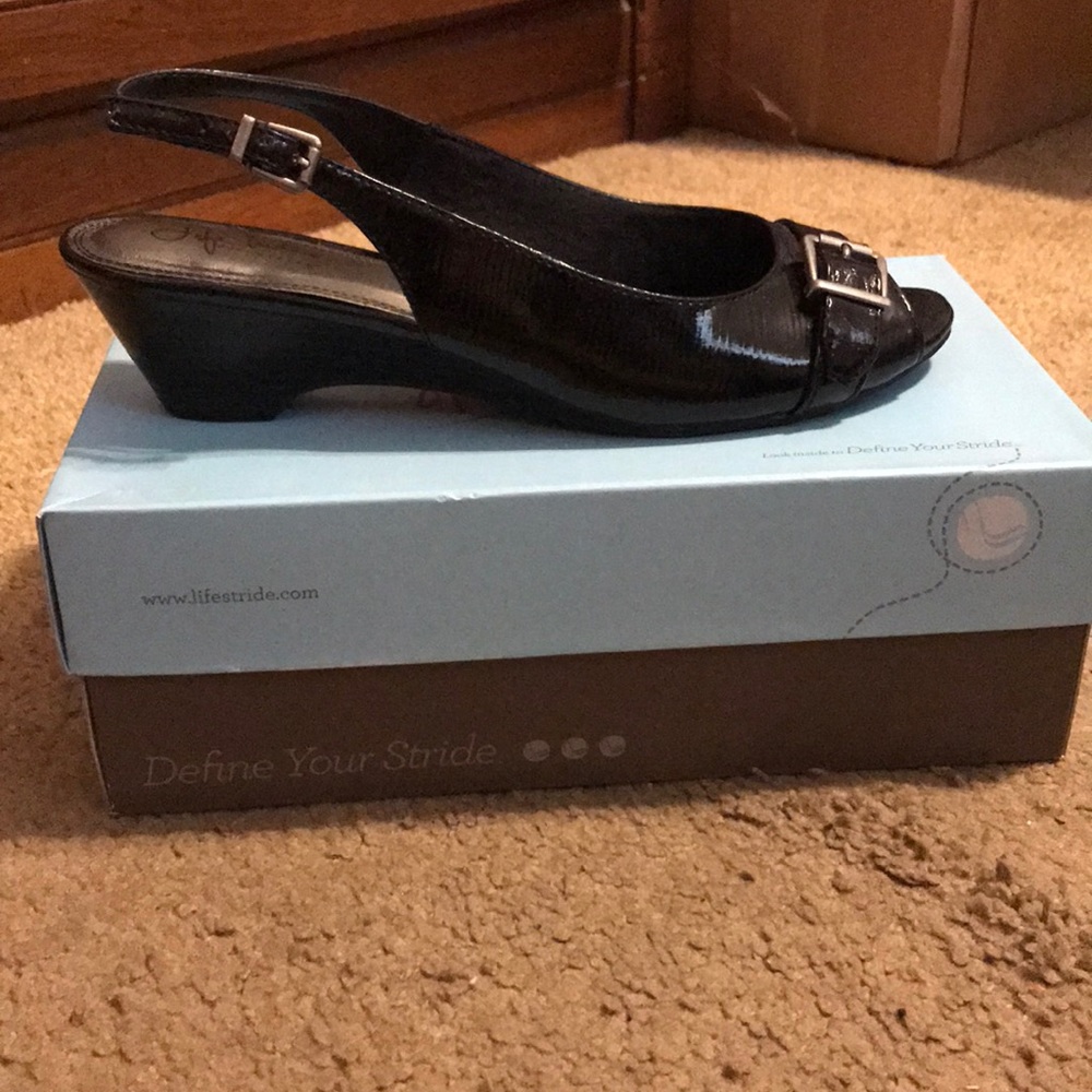 Life Stride shoes Howard in Black Windmill